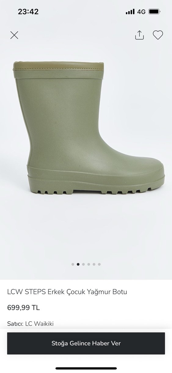 LCW STEPS Erkek Çocuk Yağmur Botu - Görsel 3