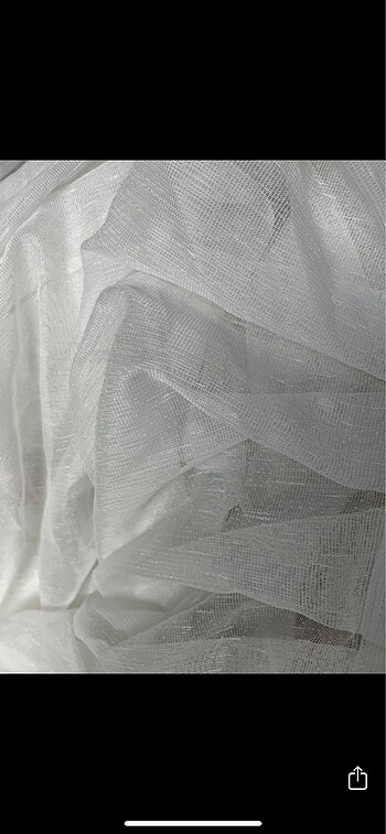 Kelebek model tül perde - Görsel 2