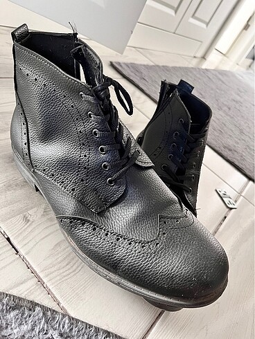 Erkek deri bot çizme - Görsel 2