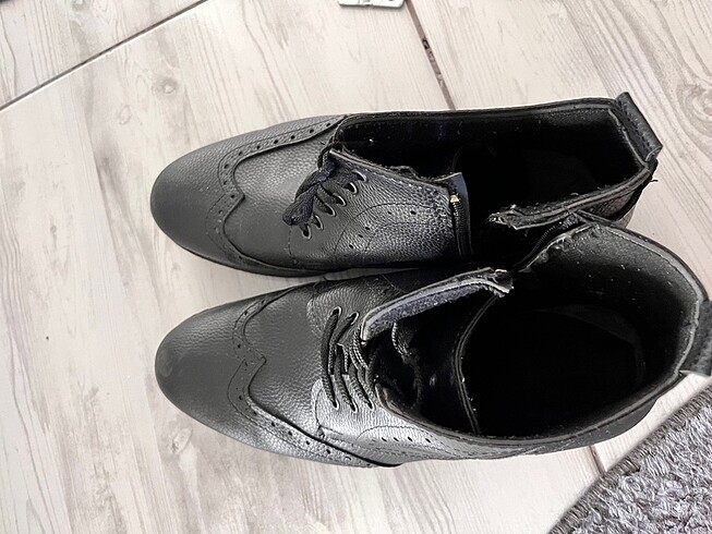 Erkek deri bot çizme - Görsel 4