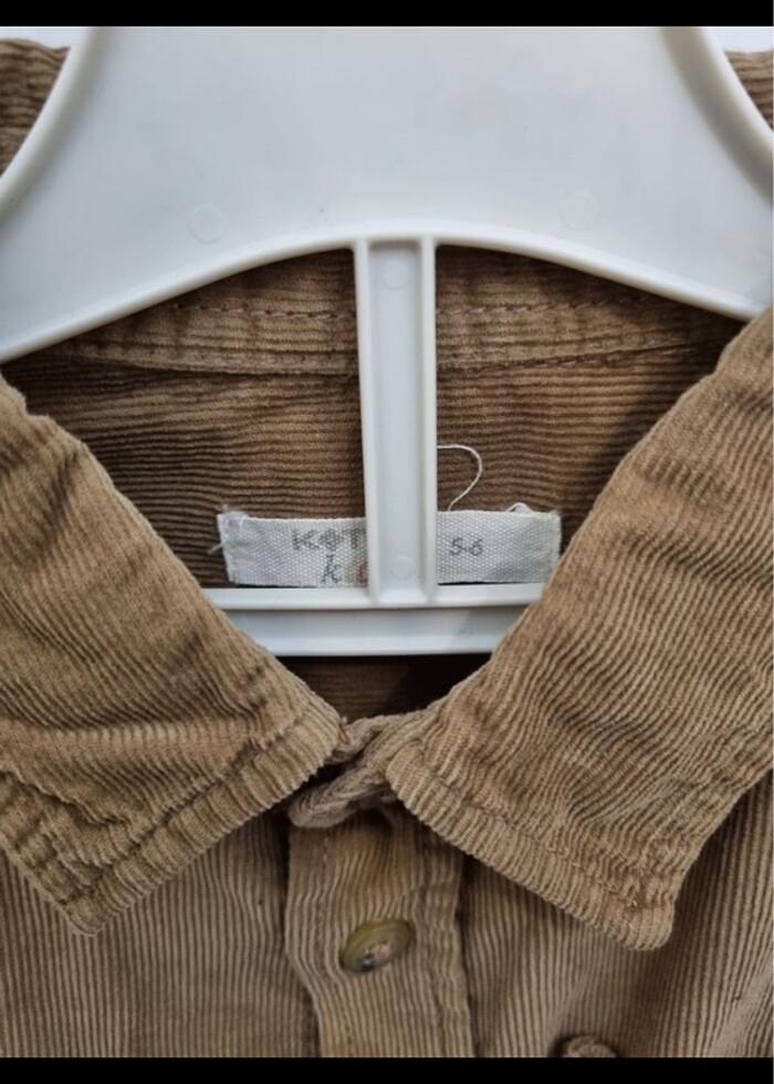 Erkek çocuk kadife gömlek - Görsel 3