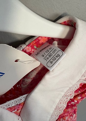 LC Waikiki Kız Çocuk Renkli Vintage Dantelli Elbise