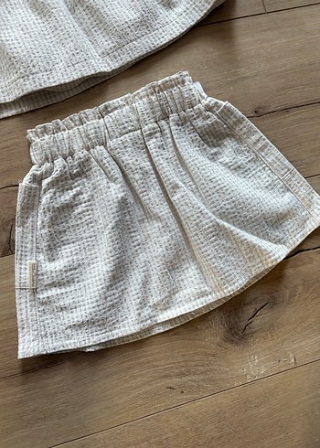 Kız Bebek Nakışlı Fırfırlı Kolsuz Takım - Görsel 7