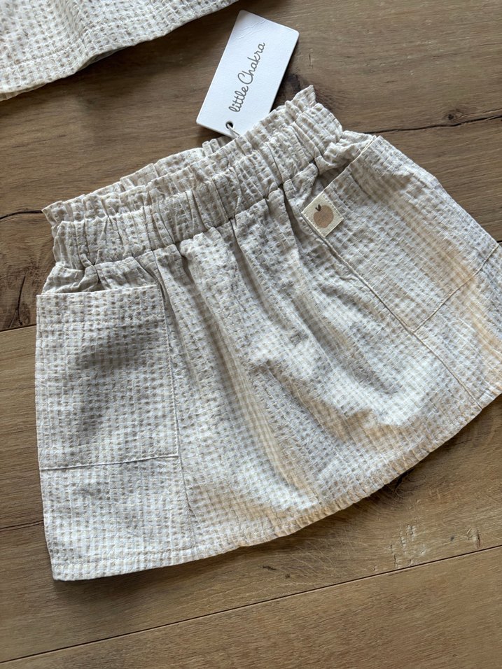 Kız Bebek Nakışlı Fırfırlı Kolsuz Takım - Görsel 2