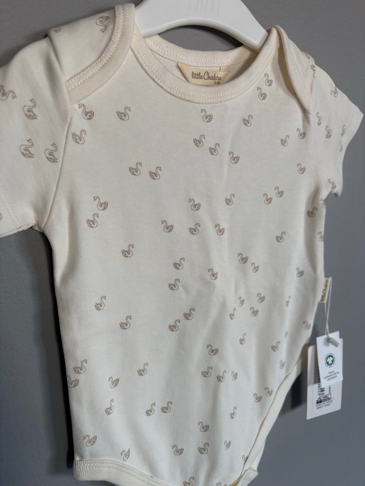 Bebek Kız Kısa Kollu Baskılı Body - Görsel 3