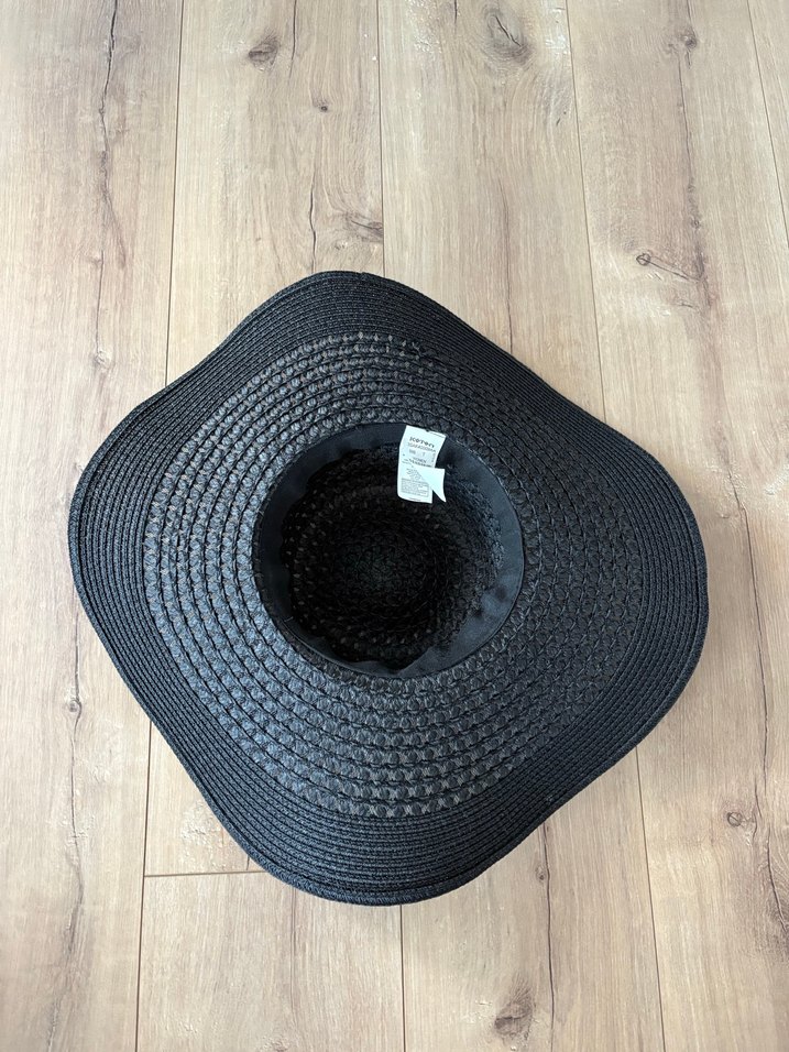 Örgü Siyah Bohem Kadın Şapka - Görsel 3