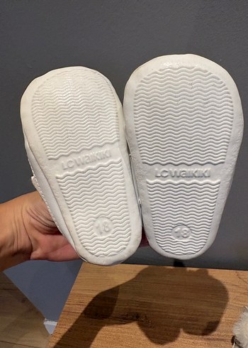 Beyaz Kürklü Kız Bebek İlk Adım Ayakkabısı - Görsel 5