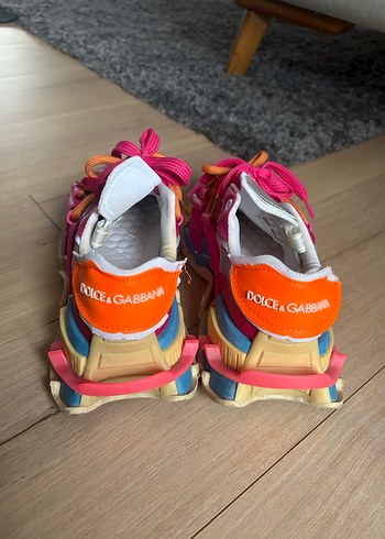 Pembe Renkli Platform Topuklu Bağcıklı Spor Ayakkabı - Görsel 5