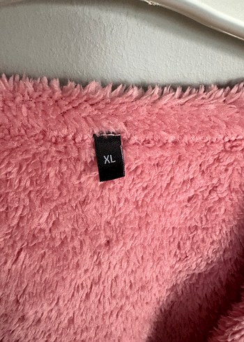 Pembe Kadın Mini Sıcak Bornoz takım - Görsel 4