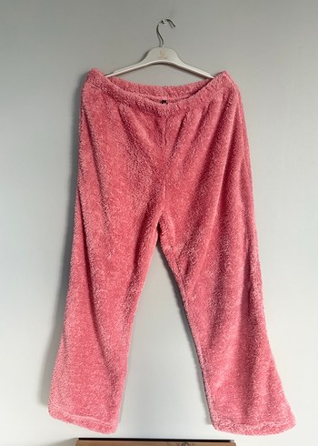 Pembe Kadın Mini Sıcak Bornoz takım - Görsel 6