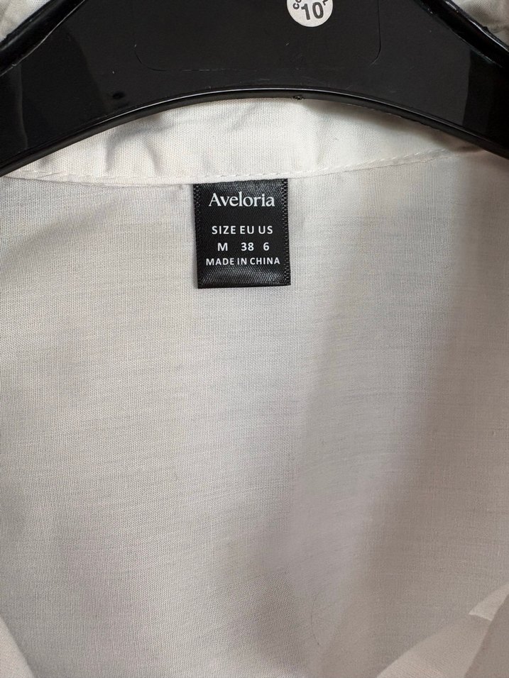 Fiyonklu Beyaz Kadın Gömlek - Görsel 3