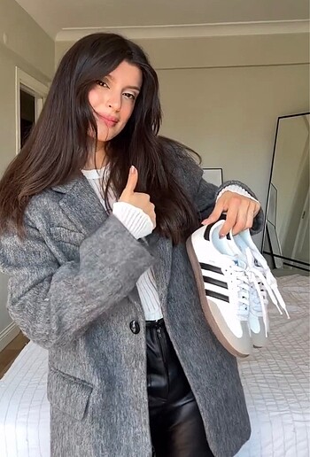 s Beden Gri blazer ceket