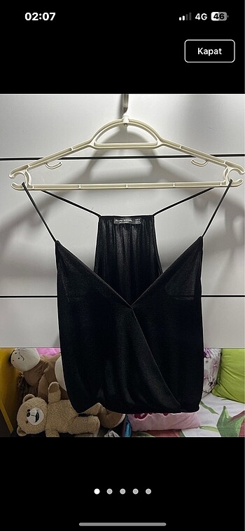 Bershka siyah bluz