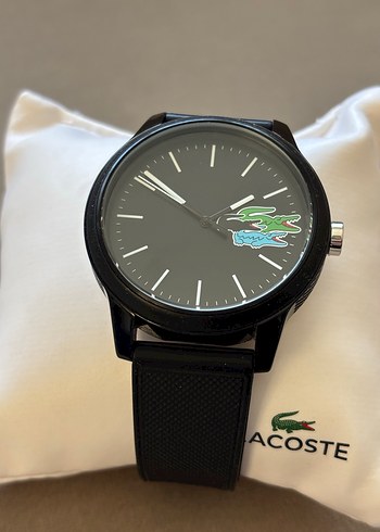 ORİJİNAL LACOSTE SİYAH SAAT UNİSEX MODEL - Görsel 14