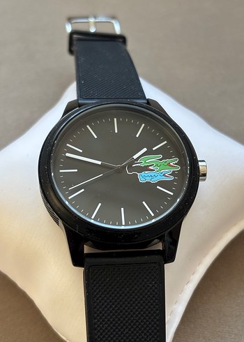 ORİJİNAL LACOSTE SİYAH SAAT UNİSEX MODEL - Görsel 2