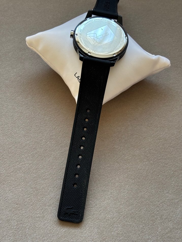 ORİJİNAL LACOSTE SİYAH SAAT UNİSEX MODEL - Görsel 5