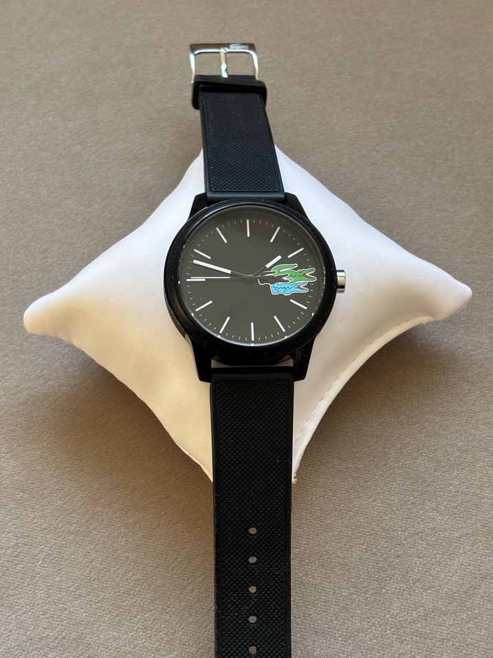 ORİJİNAL LACOSTE SİYAH SAAT UNİSEX MODEL - Görsel 3