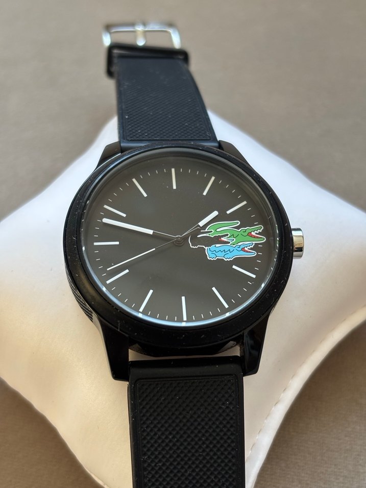 ORİJİNAL LACOSTE SİYAH SAAT UNİSEX MODEL - Görsel 2
