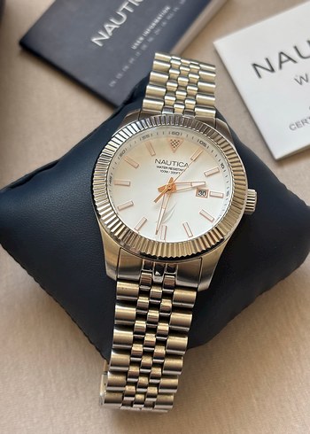 ORİJİNAL NAUTİCA ÇELİK KOL SAATİ - Görsel 2