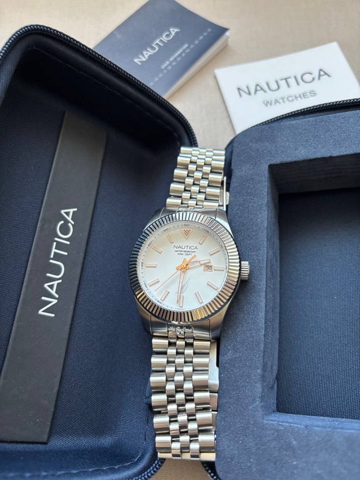 ORİJİNAL NAUTİCA ÇELİK KOL SAATİ - Görsel 3