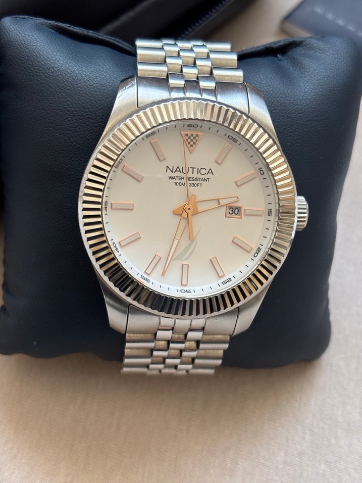 ORİJİNAL NAUTİCA ÇELİK KOL SAATİ - Görsel 4