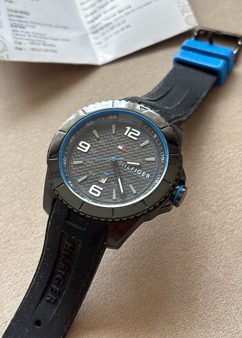 ORİJİNAL Tommy Hilfiger Siyah Erkek SAAT - Görsel 14