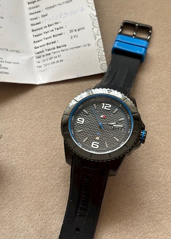 ORİJİNAL Tommy Hilfiger Siyah Erkek SAAT - Görsel 7
