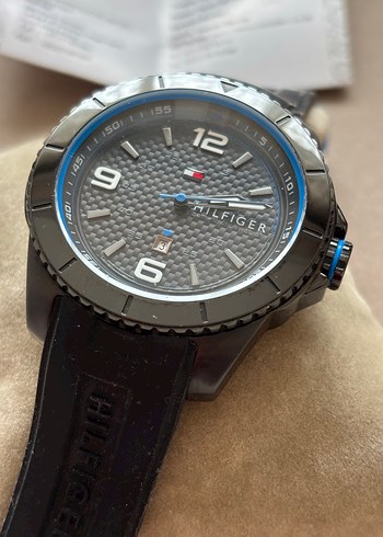 ORİJİNAL Tommy Hilfiger Siyah Erkek SAAT - Görsel 3