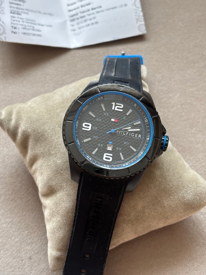 ORİJİNAL Tommy Hilfiger Siyah Erkek SAAT - Görsel 2