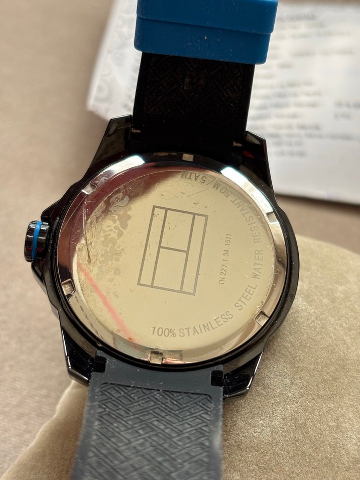 ORİJİNAL Tommy Hilfiger Siyah Erkek SAAT - Görsel 5