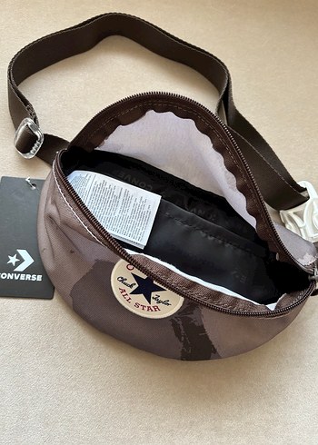 ORİJİNAL CONVERSE BEL ÇANTASI UNİSEX SIFIR ETİKETLİ KAMUFLAJ DES - Görsel 2