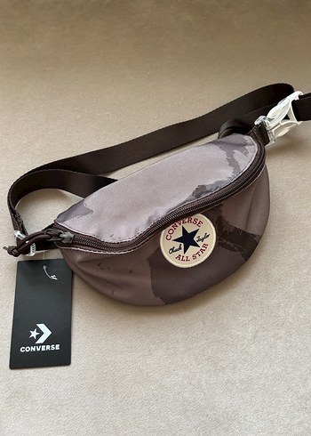 ORİJİNAL CONVERSE BEL ÇANTASI UNİSEX SIFIR ETİKETLİ KAMUFLAJ DES - Görsel 9