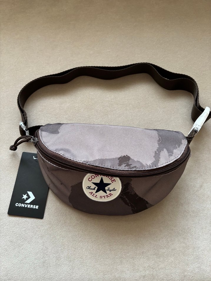 ORİJİNAL CONVERSE BEL ÇANTASI UNİSEX SIFIR ETİKETLİ KAMUFLAJ DES - Görsel 3