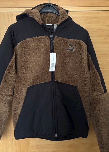 ORİJİNAL PUMA SHERPA MONT CEKET SIFIR ETİKETLİ SMALL BEDEN - Görsel 17