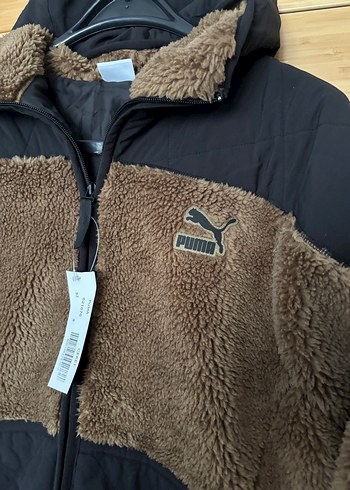 ORİJİNAL PUMA SHERPA MONT CEKET SIFIR ETİKETLİ SMALL BEDEN - Görsel 3
