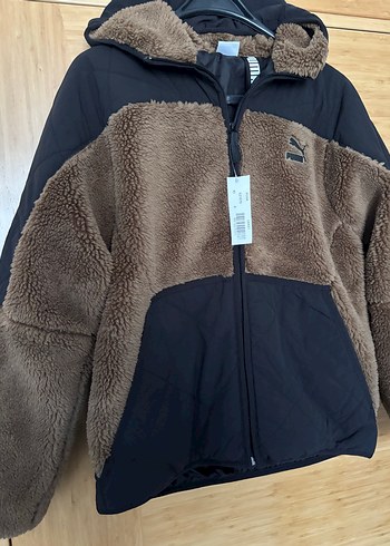 ORİJİNAL PUMA SHERPA MONT CEKET SIFIR ETİKETLİ SMALL BEDEN - Görsel 2