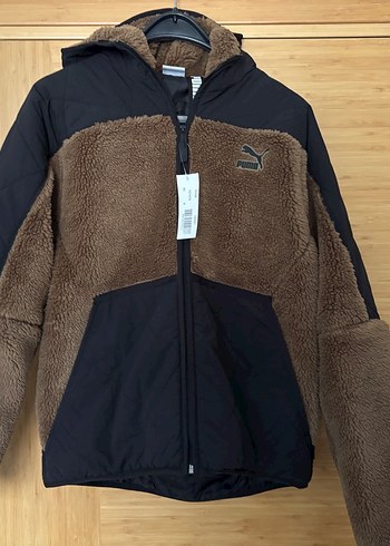 ORİJİNAL PUMA SHERPA MONT CEKET SIFIR ETİKETLİ SMALL BEDEN - Görsel 10