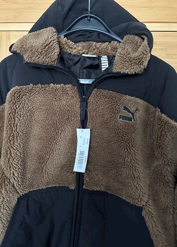 ORİJİNAL PUMA SHERPA MONT CEKET SIFIR ETİKETLİ SMALL BEDEN - Görsel 5