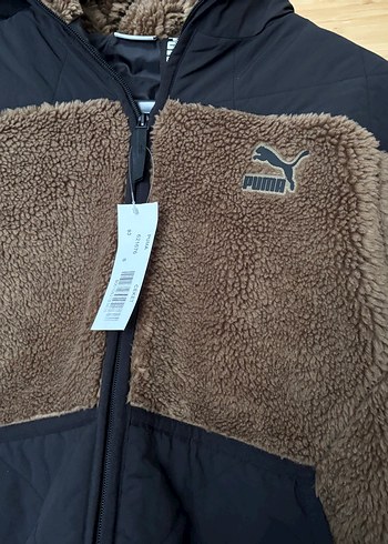 ORİJİNAL PUMA SHERPA MONT CEKET SIFIR ETİKETLİ SMALL BEDEN - Görsel 16