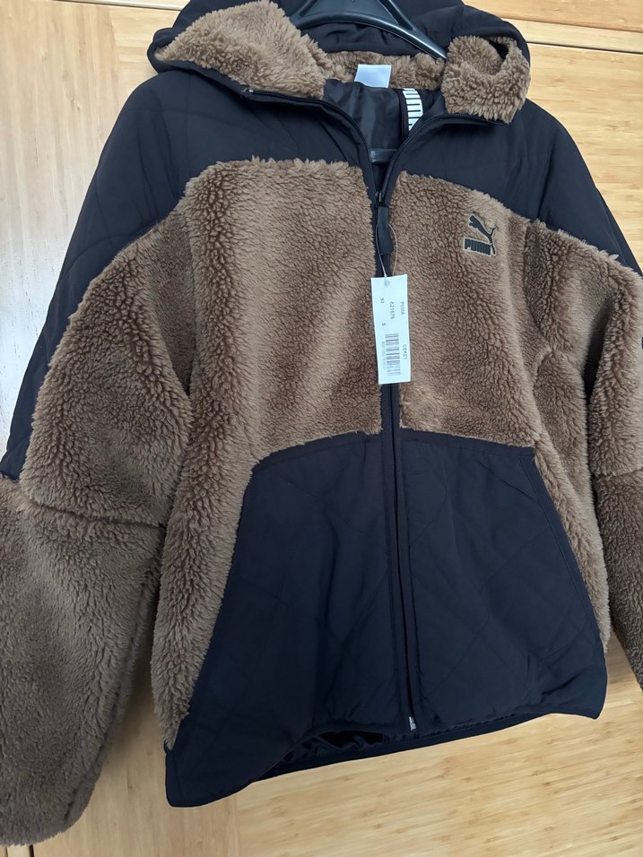 ORİJİNAL PUMA SHERPA MONT CEKET SIFIR ETİKETLİ SMALL BEDEN - Görsel 2
