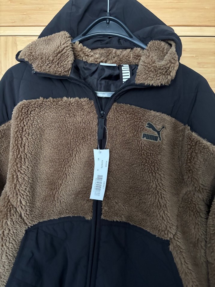 ORİJİNAL PUMA SHERPA MONT CEKET SIFIR ETİKETLİ SMALL BEDEN - Görsel 5