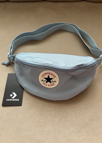 ORİJİNAL CONVERSE UNİSEX BEL ÇANTASI SIFIR ETİKETLİ MAVİ RENK - Görsel 2