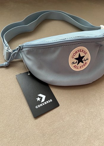 ORİJİNAL CONVERSE UNİSEX BEL ÇANTASI SIFIR ETİKETLİ MAVİ RENK - Görsel 4