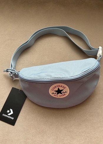 ORİJİNAL CONVERSE UNİSEX BEL ÇANTASI SIFIR ETİKETLİ MAVİ RENK - Görsel 9