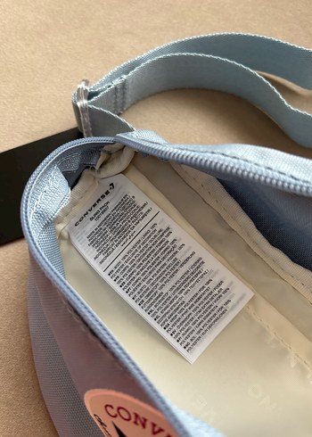 ORİJİNAL CONVERSE UNİSEX BEL ÇANTASI SIFIR ETİKETLİ MAVİ RENK - Görsel 5