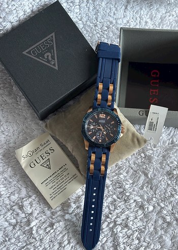 ORİJİNAL GUESS ROSE GOLD SİLİKON KORDON SAAT KUTUSUNDA - Görsel 7