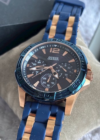 ORİJİNAL GUESS ROSE GOLD SİLİKON KORDON SAAT KUTUSUNDA - Görsel 10