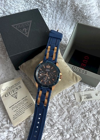 ORİJİNAL GUESS ROSE GOLD SİLİKON KORDON SAAT KUTUSUNDA - Görsel 13