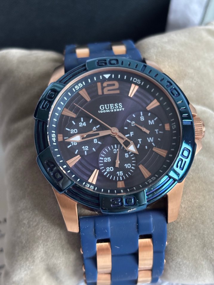 ORİJİNAL GUESS ROSE GOLD SİLİKON KORDON SAAT KUTUSUNDA - Görsel 5