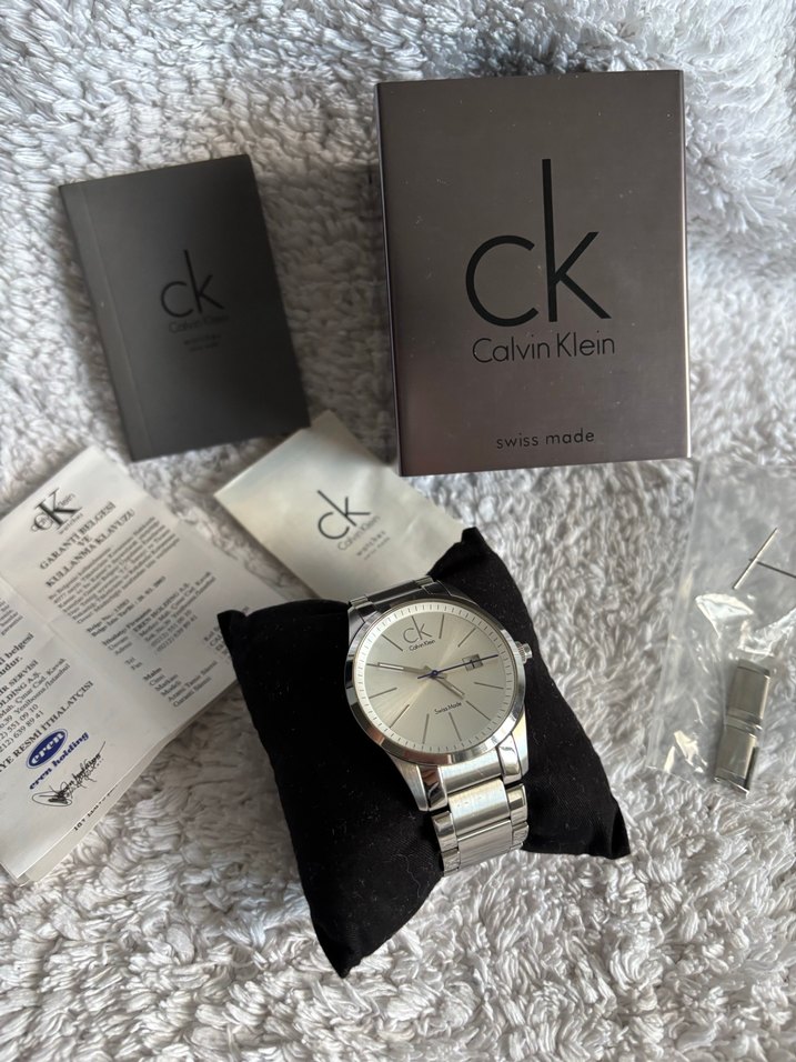 %100 ORİJİNAL CALVİN KLEİN ÇELİK SAAT - Görsel 4